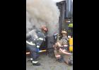 Firefighter training in Humboldt, Iowa