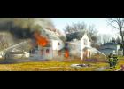 House burn in Livermore, Iowa. Photo by Kirk Hundertmark